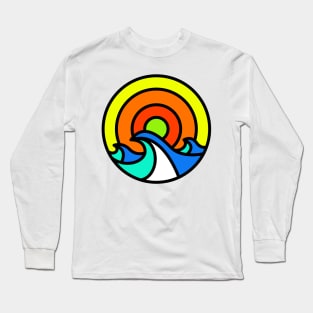 Sea Waves Long Sleeve T-Shirt